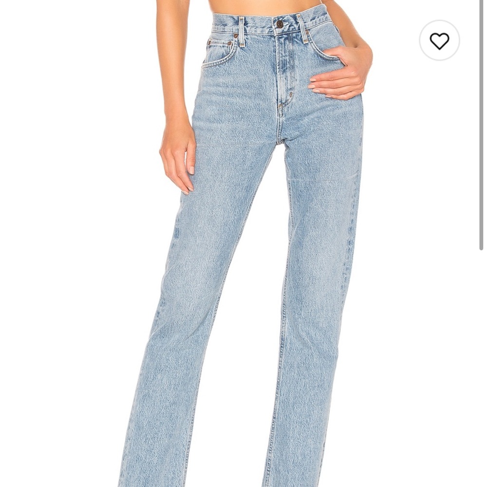 Cherie High Rise Straight - Agolde Jeans